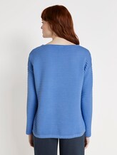 Strukturierter Pullover - Frauen - sea blue Strukturierter Pullover - Frauen - sea blue - 2 - TOM TAILOR
