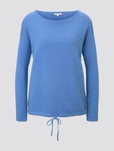 Strukturierter Pullover - Frauen - sea blue Strukturierter Pullover - Frauen - sea blue - 7 - TOM TAILOR