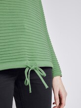 Strukturierter Pullover - Frauen - sundried turf green Strukturierter Pullover - Frauen - sundried turf green - 9 - TOM TAILOR