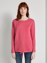 Strukturierter Pullover - Frauen - charming pink Strukturierter Pullover - Frauen - charming pink - 1 - TOM TAILOR