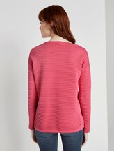Strukturierter Pullover - Frauen - charming pink Strukturierter Pullover - Frauen - charming pink - 2 - TOM TAILOR
