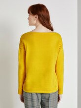 Strukturierter Pullover - Frauen - jasmine yellow Strukturierter Pullover - Frauen - jasmine yellow - 2 - TOM TAILOR
