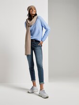 Sweater mit Teilungsnähten - Frauen - sea blue Sweater mit Teilungsnähten - Frauen - sea blue - 3 - TOM TAILOR