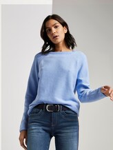 Sweater mit Teilungsnähten - Frauen - sea blue Sweater mit Teilungsnähten - Frauen - sea blue - 5 - TOM TAILOR
