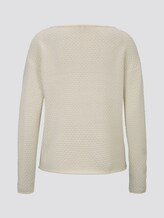 Strukturierter Sweater - Frauen - Whisper White Strukturierter Sweater - Frauen - Whisper White - 8 - TOM TAILOR