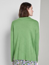 Sweater mit Stehkragen - Frauen - sundried turf green Sweater mit Stehkragen - Frauen - sundried turf green - 2 - TOM TAILOR