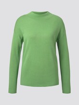 Sweater mit Stehkragen - Frauen - sundried turf green Sweater mit Stehkragen - Frauen - sundried turf green - 7 - TOM TAILOR