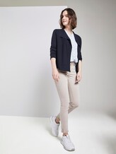 Cardigan with a waterfall neckline - Women - Sky Captain Blue Cardigan with a waterfall neckline - Women - Sky Captain Blue - 3 - TOM TAILOR