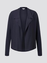 Cardigan with a waterfall neckline - Women - Sky Captain Blue Cardigan with a waterfall neckline - Women - Sky Captain Blue - 7 - TOM TAILOR
