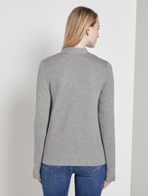 Cardigan mit Wasserfallausschnitt - Frauen - Silver Grey Melange Cardigan mit Wasserfallausschnitt - Frauen - Silver Grey Melange - 2 - TOM TAILOR