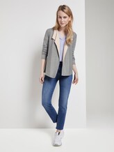 Cardigan mit Wasserfallausschnitt - Frauen - Silver Grey Melange Cardigan mit Wasserfallausschnitt - Frauen - Silver Grey Melange - 3 - TOM TAILOR