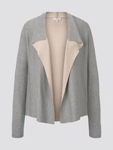 Cardigan mit Wasserfallausschnitt - Frauen - Silver Grey Melange Cardigan mit Wasserfallausschnitt - Frauen - Silver Grey Melange - 7 - TOM TAILOR