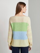 Sweater im Color-Block-Design - Frauen - vanilla melange Sweater im Color-Block-Design - Frauen - vanilla melange - 2 - TOM TAILOR