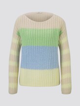 Sweater im Color-Block-Design - Frauen - vanilla melange Sweater im Color-Block-Design - Frauen - vanilla melange - 7 - TOM TAILOR