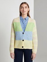 Cardigan im Color-Block-Design - Frauen - vanilla melange Cardigan im Color-Block-Design - Frauen - vanilla melange - 1 - TOM TAILOR