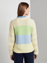 Cardigan im Color-Block-Design - Frauen - vanilla melange Cardigan im Color-Block-Design - Frauen - vanilla melange - 2 - TOM TAILOR
