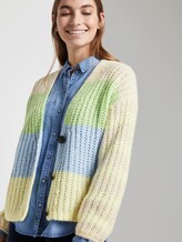 Cardigan im Color-Block-Design - Frauen - vanilla melange Cardigan im Color-Block-Design - Frauen - vanilla melange - 3 - TOM TAILOR