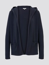 Cardigan mit Kapuze - Frauen - Sky Captain Blue Cardigan mit Kapuze - Frauen - Sky Captain Blue - 7 - TOM TAILOR