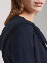 Cardigan mit Kapuze - Frauen - Sky Captain Blue Cardigan mit Kapuze - Frauen - Sky Captain Blue - 9 - TOM TAILOR