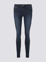 TOM TAILOR DENIM Damen Jona Extra Skinny Jeans mit recyceltem Polyester, blau, Uni, Gr. 30/32