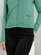 schlichter Cardigan - Frauen - soft leaf green schlichter Cardigan - Frauen - soft leaf green - 10 - TOM TAILOR