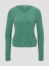 schlichter Cardigan - Frauen - soft leaf green schlichter Cardigan - Frauen - soft leaf green - 7 - TOM TAILOR