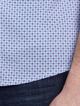 Gemustertes Kurzarm-Hemd mit Brusttasche - Männer - white by navy blue dot design Gemustertes Kurzarm-Hemd mit Brusttasche - Männer - white by navy blue dot design - 10 - TOM TAILOR