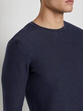 Strukturierter Sweater im Washed-Look - Männer - Sky Captain Blue Strukturierter Sweater im Washed-Look - Männer - Sky Captain Blue - 9 - TOM TAILOR