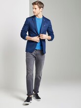 Strukturierter Sweater im Washed-Look - Männer - victory blue Strukturierter Sweater im Washed-Look - Männer - victory blue - 3 - TOM TAILOR