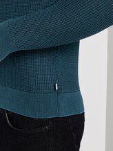 Strukturierter Sweater im Washed-Look - Männer - deep pond green Strukturierter Sweater im Washed-Look - Männer - deep pond green - 10 - TOM TAILOR