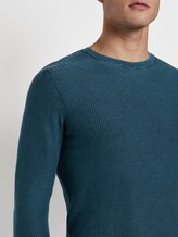 Strukturierter Sweater im Washed-Look - Männer - deep pond green Strukturierter Sweater im Washed-Look - Männer - deep pond green - 9 - TOM TAILOR