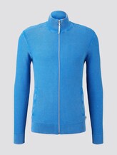 Strukturierter Cardigan im Washed-Look - Männer - victory blue Strukturierter Cardigan im Washed-Look - Männer - victory blue - 7 - TOM TAILOR