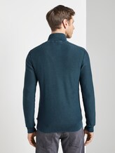 Strukturierter Cardigan im Washed-Look - Männer - deep pond green Strukturierter Cardigan im Washed-Look - Männer - deep pond green - 2 - TOM TAILOR