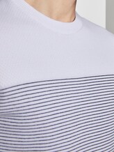 Sweater im Struktur-Mix - Männer - white navy stripe Sweater im Struktur-Mix - Männer - white navy stripe - 9 - TOM TAILOR