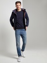 Melierter Strickpullover - Männer - navy black mouline Melierter Strickpullover - Männer - navy black mouline - 3 - TOM TAILOR