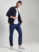 Sweatjacke im Struktur-Mix - Männer - navy black mouline Sweatjacke im Struktur-Mix - Männer - navy black mouline - 3 - TOM TAILOR