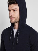 Sweatjacke im Struktur-Mix - Männer - navy black mouline Sweatjacke im Struktur-Mix - Männer - navy black mouline - 9 - TOM TAILOR