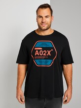 T-Shirt mit Print - Männer - Black T-Shirt mit Print - Männer - Black - 1 - Tom Tailor E-Shop Kollektion