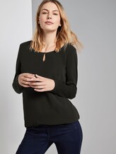 T-shirt - Women - Deep Black T-shirt - Women - Deep Black - 5 - TOM TAILOR