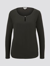 T-shirt - Women - Deep Black T-shirt - Women - Deep Black - 7 - TOM TAILOR