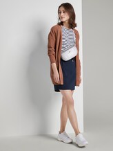 Sporty skirt with a drawstring - Women - Real Navy Blue Sporty skirt with a drawstring - Women - Real Navy Blue - 3 - TOM TAILOR Denim