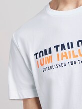 T-Shirt mit Print - Männer - White T-Shirt mit Print - Männer - White - 10 - TOM TAILOR Denim