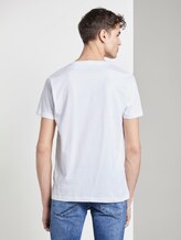T-Shirt mit Print - Männer - White T-Shirt mit Print - Männer - White - 2 - TOM TAILOR Denim