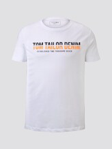 T-Shirt mit Print - Männer - White T-Shirt mit Print - Männer - White - 7 - TOM TAILOR Denim