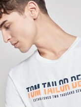 T-Shirt mit Print - Männer - White T-Shirt mit Print - Männer - White - 9 - TOM TAILOR Denim