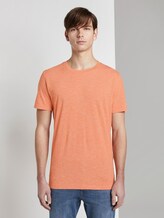 Gestreiftes T-Shirt - Männer - orange yarn dye stripe Gestreiftes T-Shirt - Männer - orange yarn dye stripe - 1 - TOM TAILOR Denim