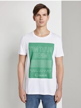 T-Shirt mit Print - Männer - White T-Shirt mit Print - Männer - White - 1 - TOM TAILOR Denim