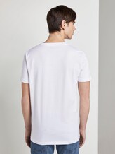 T-Shirt mit Print - Männer - White T-Shirt mit Print - Männer - White - 2 - TOM TAILOR Denim