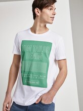 T-Shirt mit Print - Männer - White T-Shirt mit Print - Männer - White - 5 - TOM TAILOR Denim