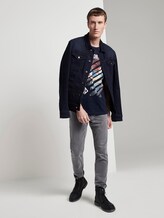T-Shirt mit Print - Männer - Sky Captain Blue T-Shirt mit Print - Männer - Sky Captain Blue - 3 - TOM TAILOR Denim